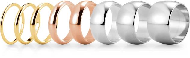 Choose your wedding ring width