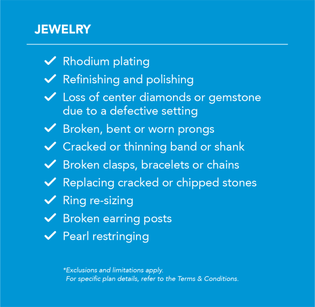 Jewelry care plan 