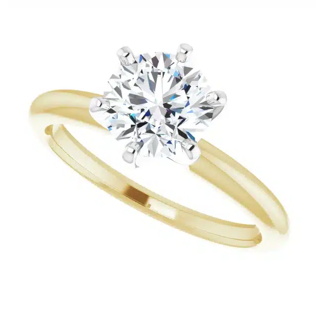 Fancy Yellow Solitaire Diamond Ring With Rope Design
