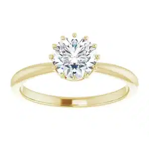 crown engagement ring example