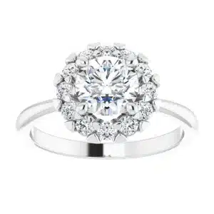 create your own Halo Engagement ring