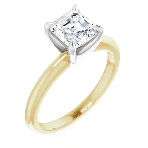 Asscher-cut-engagement-ring-example-yellow-gold-right-side