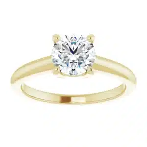 Build your own basket style engagement ring example featured
