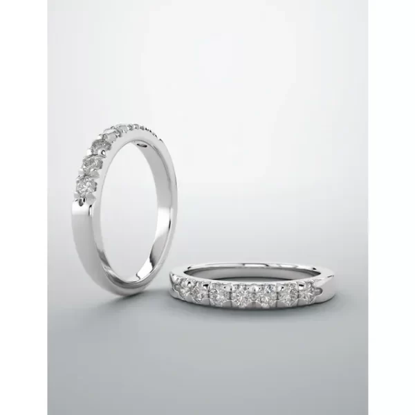 Build a ring French Style Diamond Wedding Set