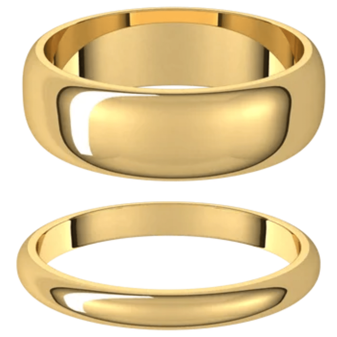 18ct Yellow Gold Bridal Set Engagement Rings