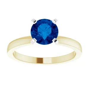 Build engagement ring blue sapphire like this DIY engagement ring