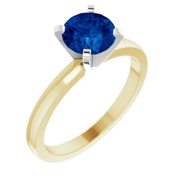 Build engagement ring blue sapphire like this DIY engagement ring