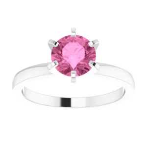 Build engagement ring Pink sapphire engagement ring