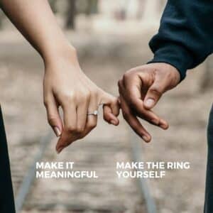 Make a unique ring by making it yourself