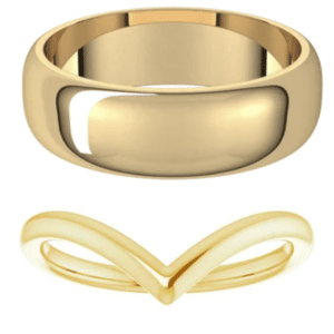 Make your own contoured wedding ring