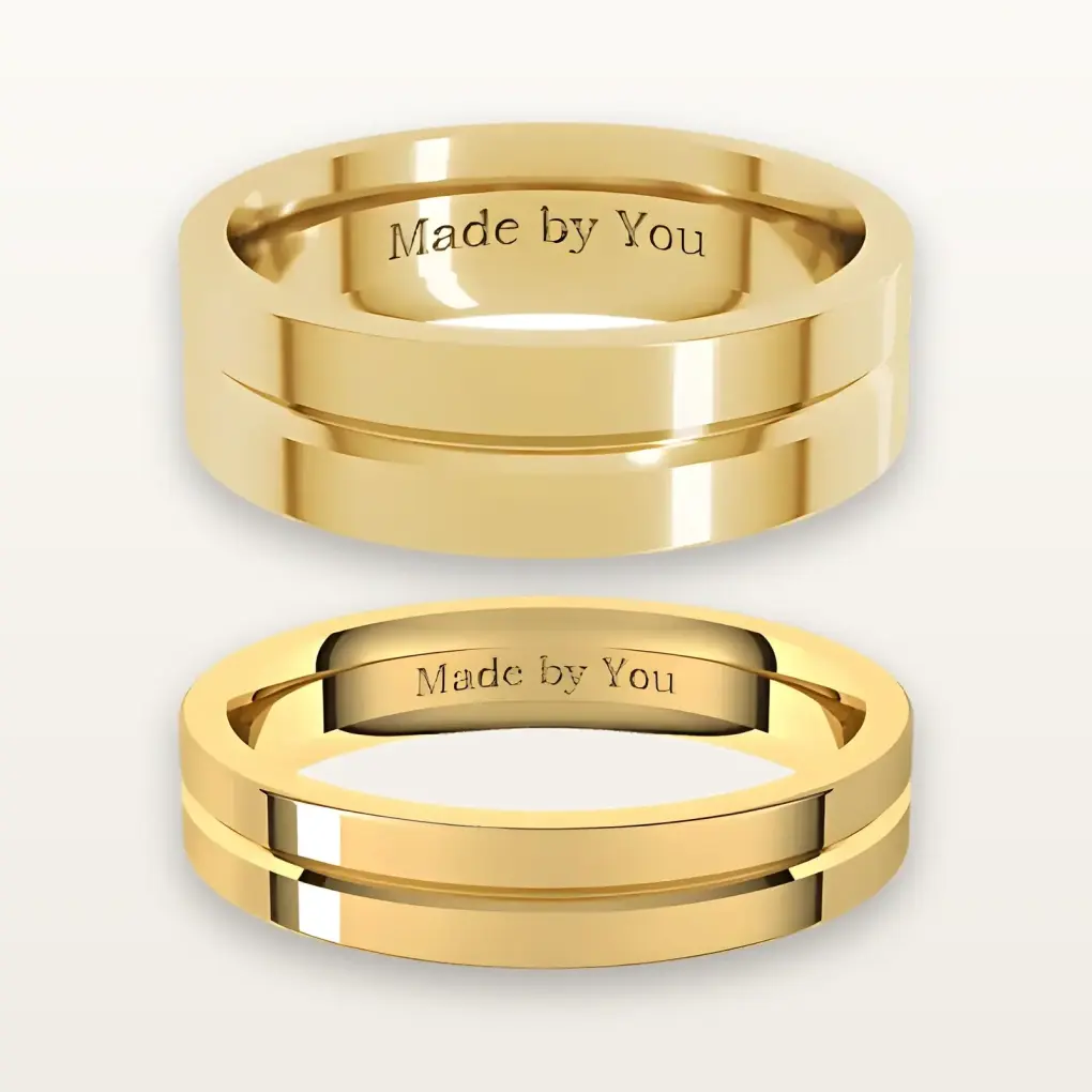 Grooved Wedding Ring DIY Project Package