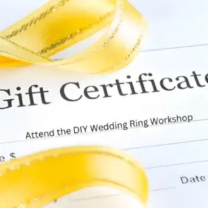 Make Your Own Wedding Ring Workshop - Gift Certificate (Sterling Silver Included)