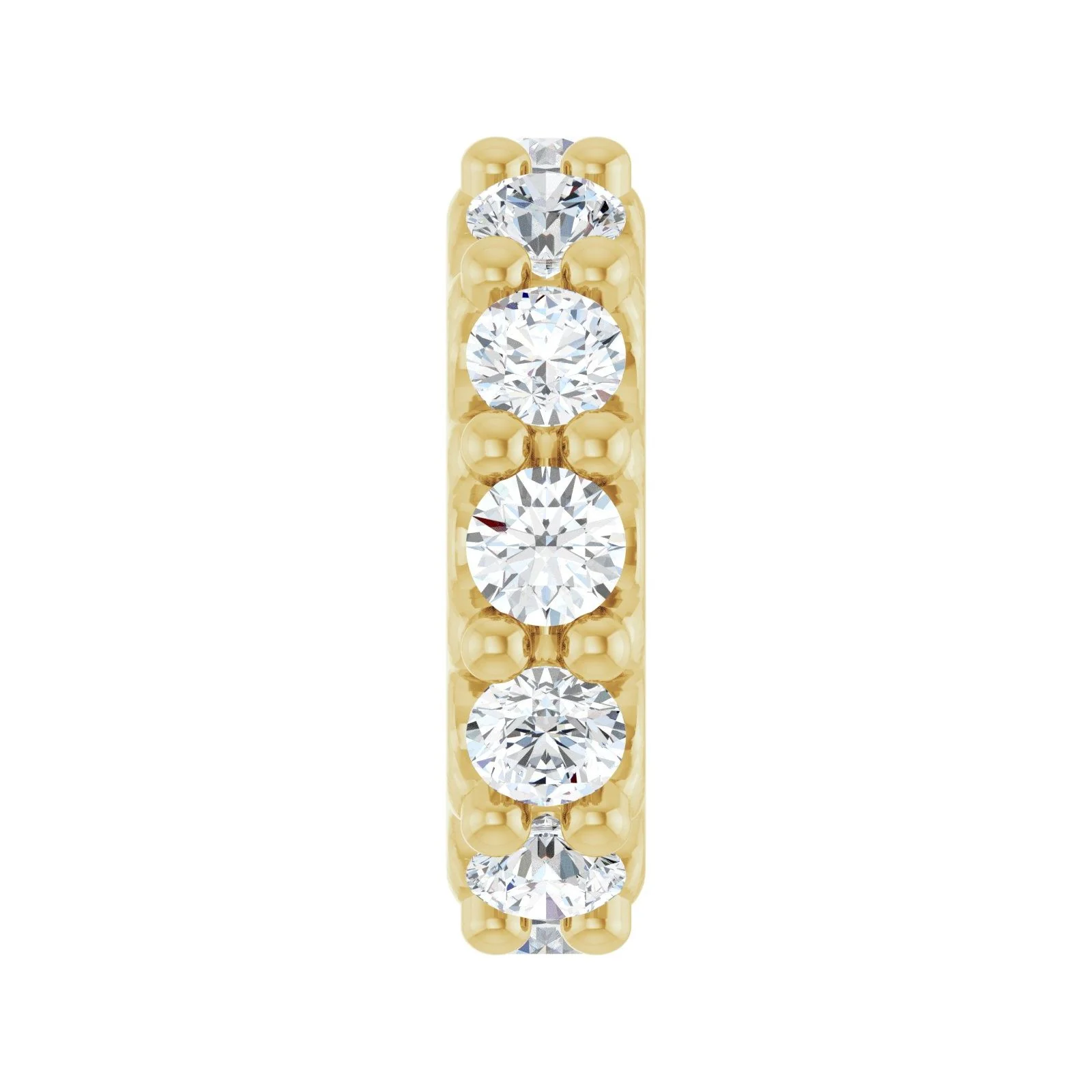 Birthstone Spacer Charm, Lab-Grown Diamond, 14K Yellow Gold – LaProng Jewelers