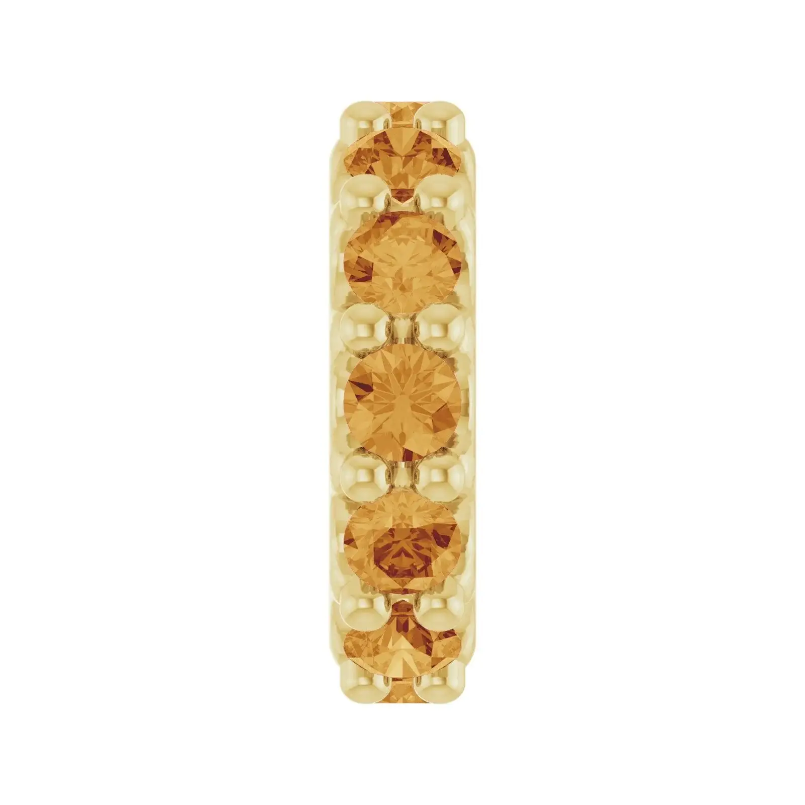 Birthstone Spacer Charm, Natural Citrine, 14K Yellow Gold – LaProng Jewelers