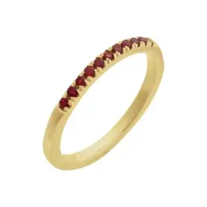 Birthstone Stackable Ring – custom-made with LaProng Jewelers