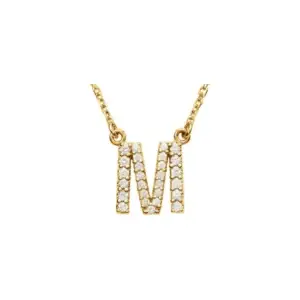 Classic Initial Necklace – custom-made with LaProng Jewelers
